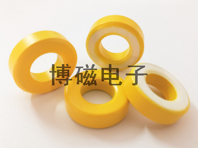 廠家供應(yīng) 黃白環(huán)磁環(huán)T50-26 鐵粉芯磁環(huán)