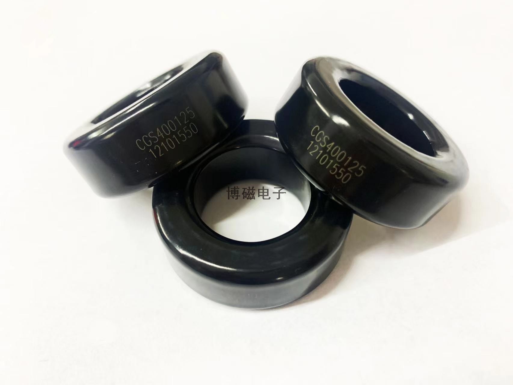 鐵硅鋁磁環(huán)CGS400125/KS157125A尺寸39.9*24*14.5黑色磁芯